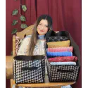  Printed Cloth Organizer Box
