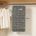 Hanging Storage Bag Jewelry Rack Necklace Bracelet Earrings Ring Watches Accessories Organizer with Hook