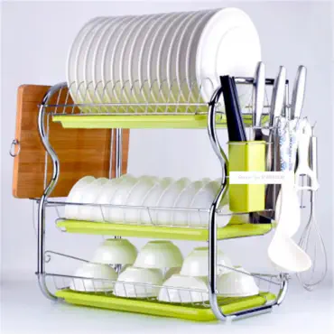 Modern design 3 tier kitchen dish drying rack