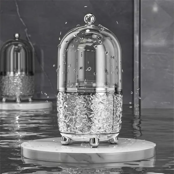 acrylic 360° Rotating Makeup Brush Holder