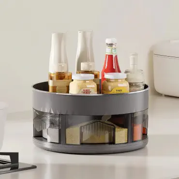 Kitchen 360° Rotating Spice Organizer