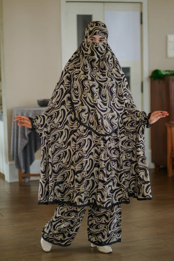 Khimar With Plazu Co...