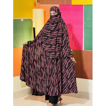 Semi Long Khimar Set- 07