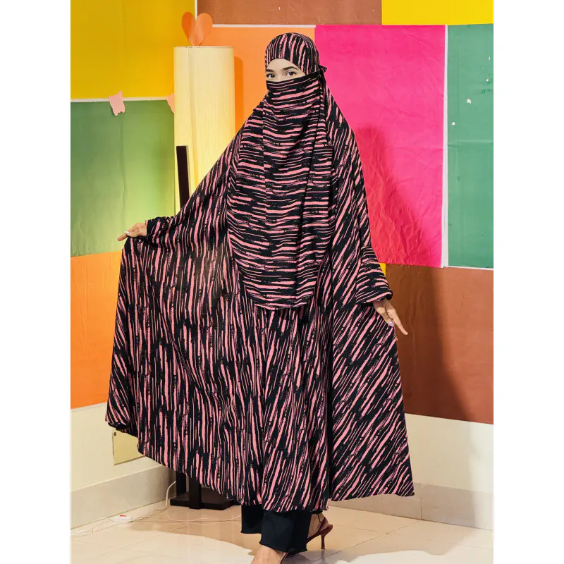 Semi Long Khimar Set- 07