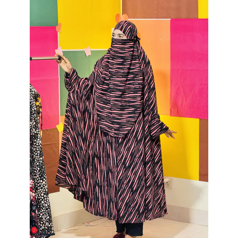 Semi Long Khimar Set- 07
