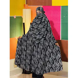 Semi Long Khimar Set- 09