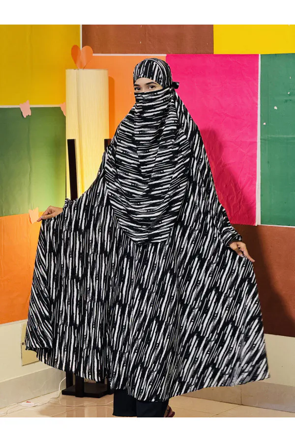 Semi Long Khimar Set- 09