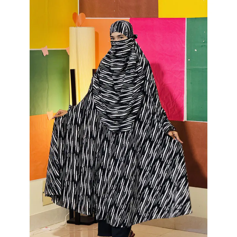 Semi Long Khimar Set- 09