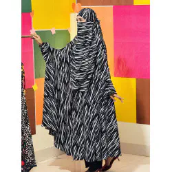 Semi Long Khimar Set- 09