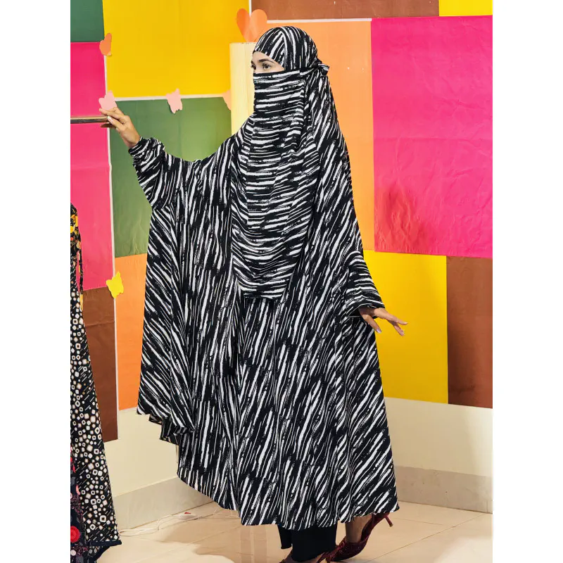 Semi Long Khimar Set- 09