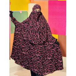 Semi Long Khimar Set-12