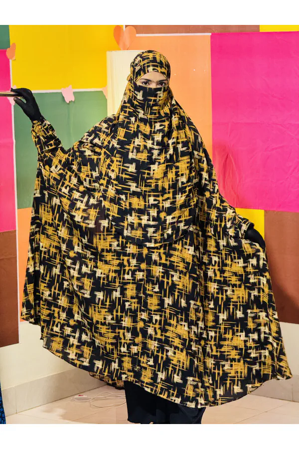 Semi Long Khimar Set-10