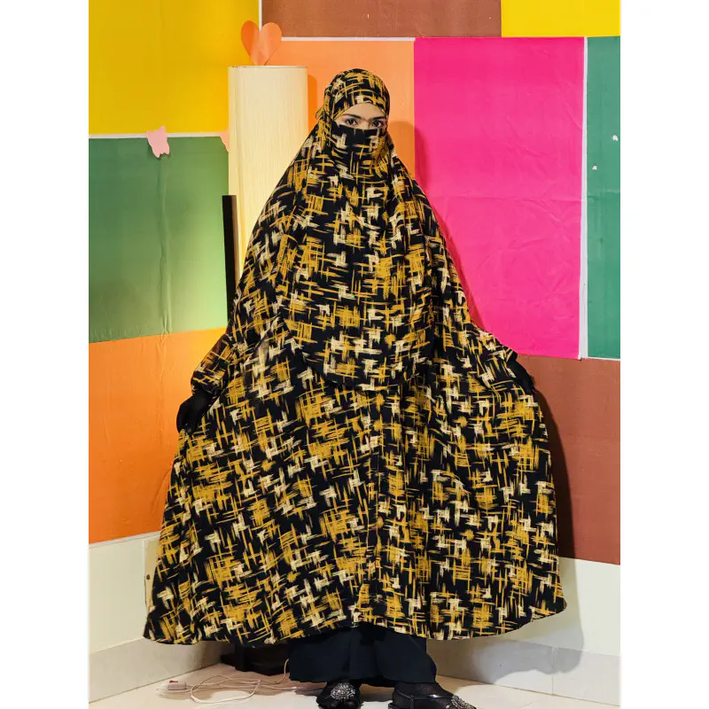 Semi Long Khimar Set-10