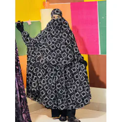 Semi Long Khimar Set- 04