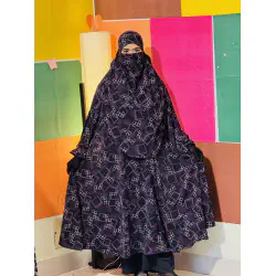 Semi Long Khimar Set- 03