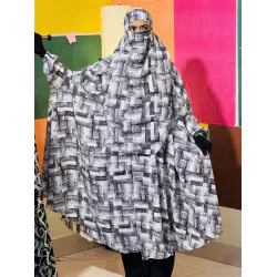 Semi Long Khimar Set- 06