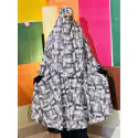 Semi Long Khimar Set- 06