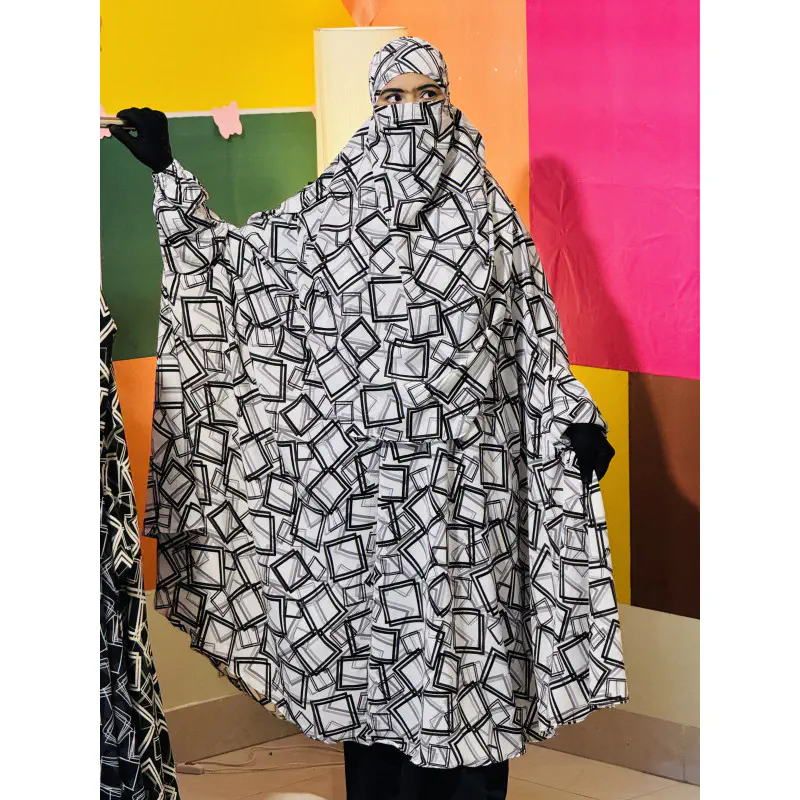 Semi Long Khimar Set- 02