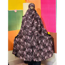 Semi Long Khimar Set-11