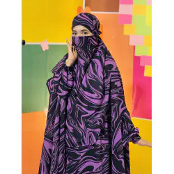 Semi Long Khimar Set- 08