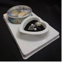 আসল ঝিনুকের মুক্তার মালা কানের দুল ও রিং সহ Love Pearl