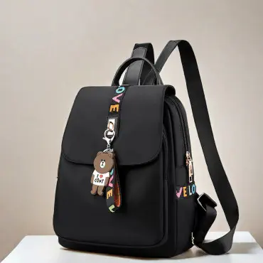 Korean Style Backpack – Stylish & Trendy Casual Schoolbag for Women