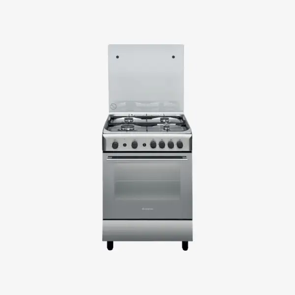 ARISTON 4 BURNER GAS COOKER WITH OVEN (A6GG1FXEX)