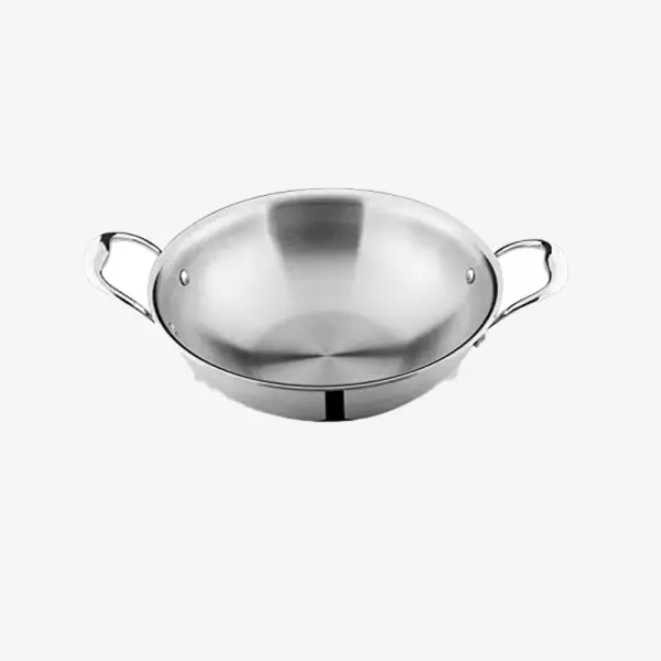 Premium Bright SS Fancy Korai With Lid 2