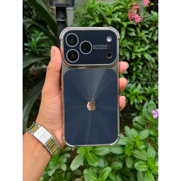 Auto Focus Glossy Shockproof Logo Case for iPhone