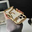 Hollow Snake Plating Phone Case for iPhone