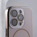 AG Frosted Fine Ring Magnetic Case for iPhone