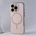AG Frosted Fine Ring Magnetic Case for iPhone