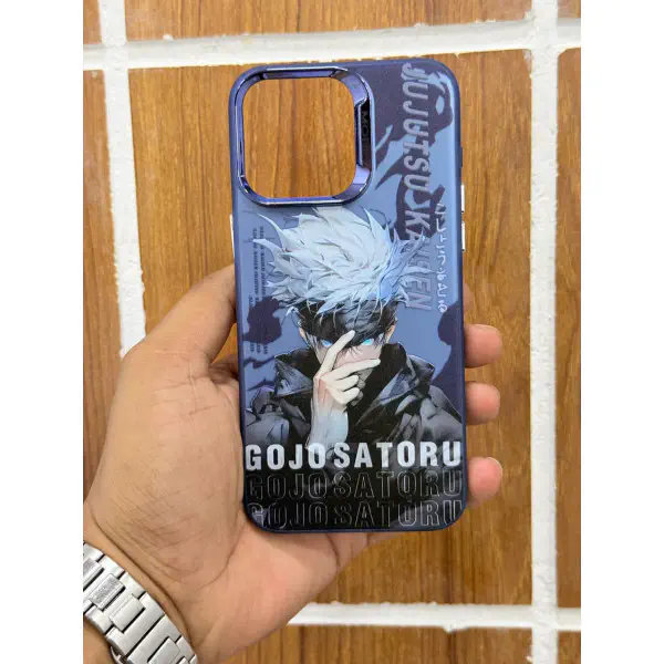 Anime Jujutsu Kaisen Gojo Satoru Clear Phone Case For iPhone