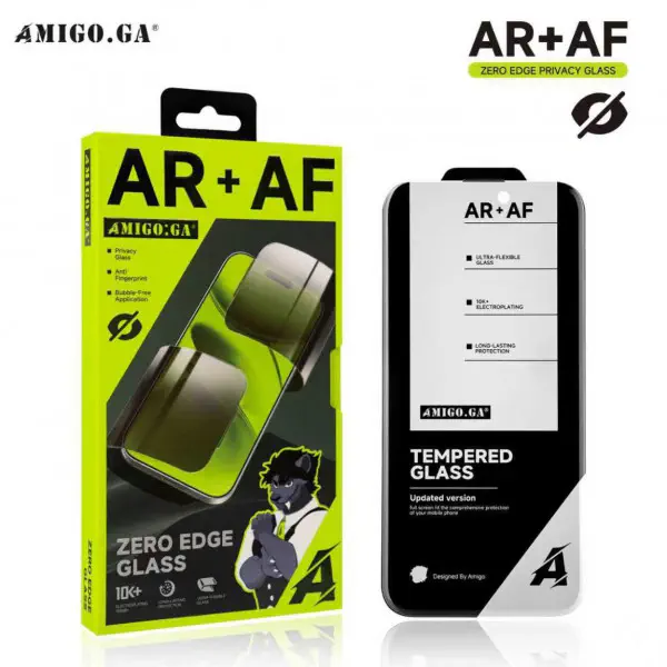 Amigo-GA  No Black Border Tempered Glass Film for iPhone