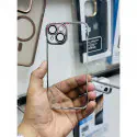 Frameless 2 Cut Clear Case For iPhone With Lens Protection