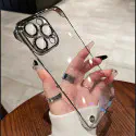 Frameless 2 Cut Clear Case For iPhone With Lens Protection