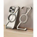 OATSBASF 360° Rotation Kickstand Aluminum Metal Frameless Bumper Z Case