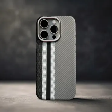 Original Luxo Life Premium MagSafe Reflective Carbon Textured Case For iPhone