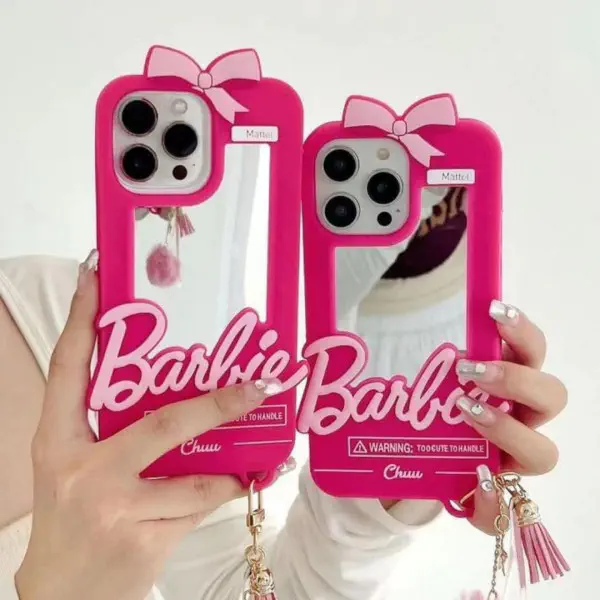 Barbie Mirror Cute 3D Case for iPhone