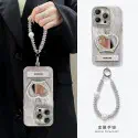 Shiny Mirror Queens Case With Tassel For iPhone
