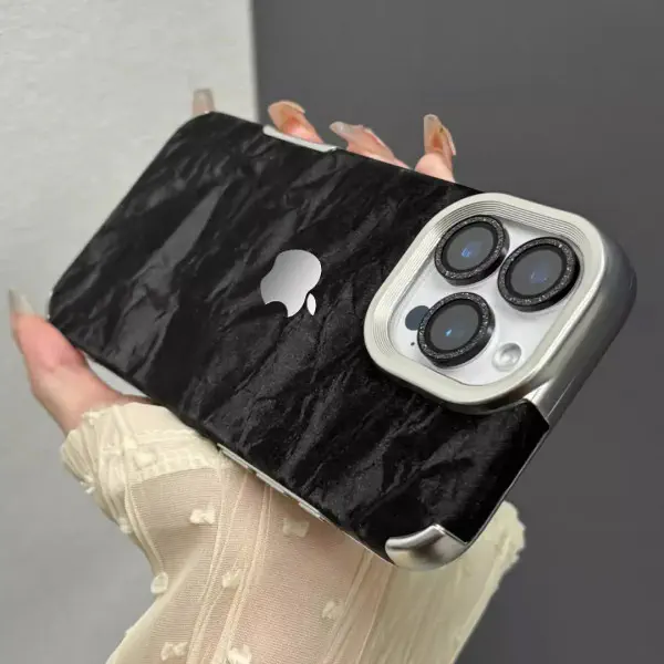 Silky Snowy Mountain Leather Case For iPhone