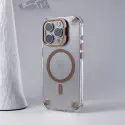 Transparent Acrylic Magnetic Phone Case with Glass Protector for iPhone