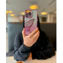 Butterfly Glitter Quicksand with Lens Protection iPhone Case