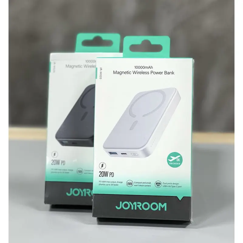 Joyroom JR-W020 20W Magnetic Wireless Charging Power Bank 10000mAh