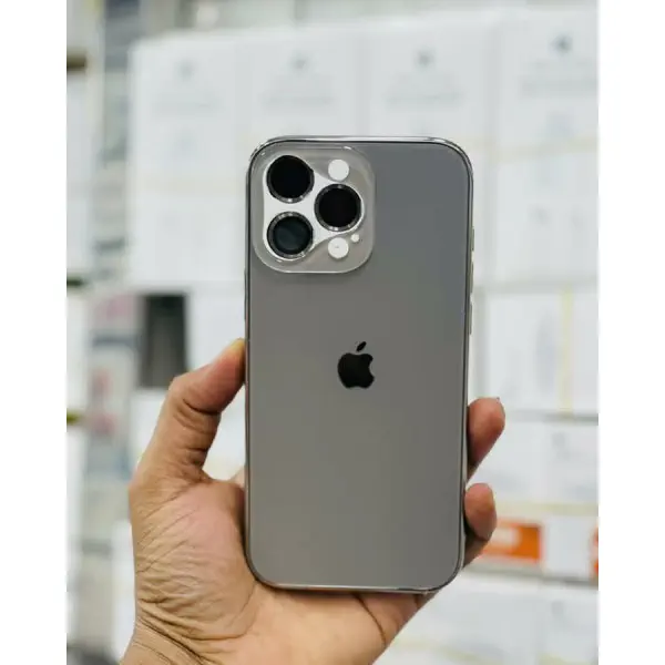 DIKEX  Poly-Carbonate Camera Cutout Frame Case for iPhone