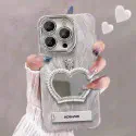 Shiny Mirror Queens Case With Tassel For iPhone