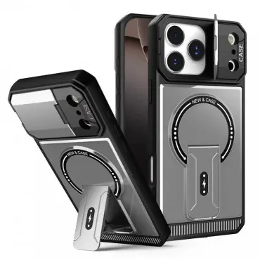 Classic Full Lens Protection Fold Stand Magnetic Phone Cases For iPhone