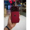 Premium Leather Tuxtured Strong Grip and Lens Safety Design Phone Case for iPhone