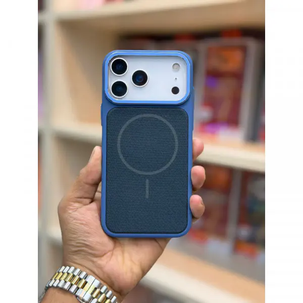 Premium iC Animation Magsafe Leather Texture Case For iPhone