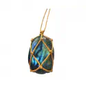 Faux Moonstone Weave Rope Handmade Necklace